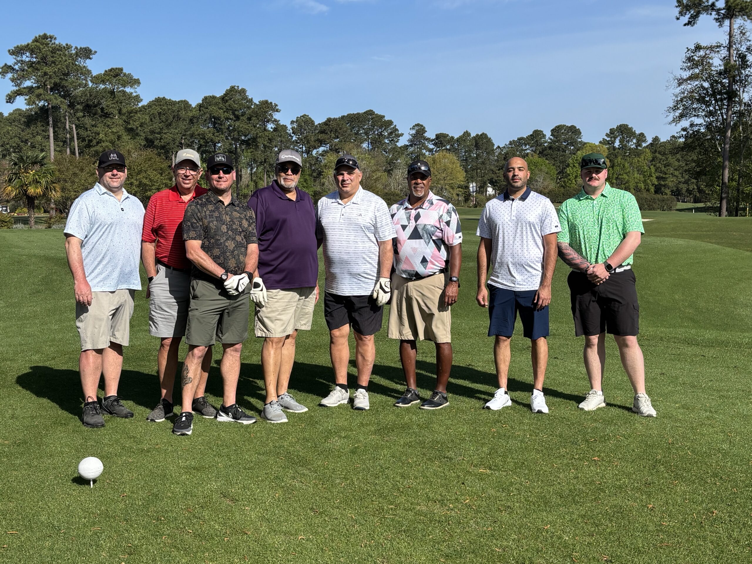 Golfer near the beach during a Myrtle Beach group golf trip
